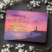 Sunset Lighthouse Celebration of Life Funeral