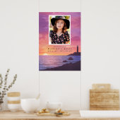 Sunset Lighthouse Celebration of Life Poster (Keuken)