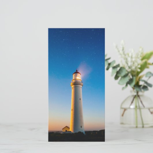 Sunset Lighthouse Prayer Memorial Bladwijzer (Staand voorkant)