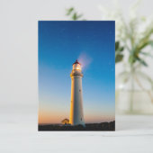 Sunset Lighthouse Prayer Memorial Kaart (Staand voorkant)
