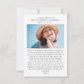 Sunset Lighthouse Prayer Memorial Kaart (Achterkant)