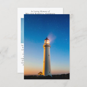 Sunset Lighthouse Prayer Memorial Kaart
