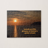Sunset like a Glimpse of Heaven - 8 x 10 inch Legpuzzel (Horizontaal)