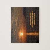 Sunset like a Glimpse of Heaven - 8 x 10 inch Legpuzzel (Verticaal)