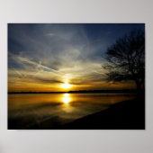 Sunset like Liquid Gold Poster (Voorkant)