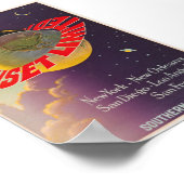 Sunset Limited  Railroad Poster (Hoek)