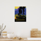 Sunset Limited Travel South Pacific Railway Poster (Keuken)