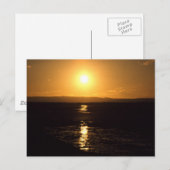 Sunset, Lindisfarne, Engeland - Briefkaart (Voorkant / Achterkant)