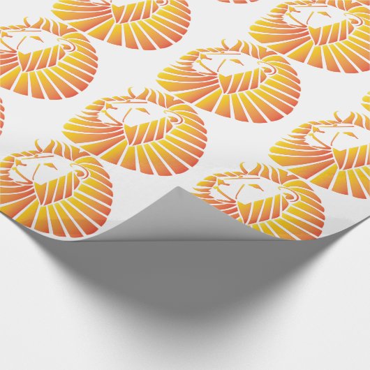 Sunset Lion Cadeaupapier (Hoek)