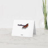 Sunset Lit Harbour Seal II in San Diego Bedankkaart (Achterkant)