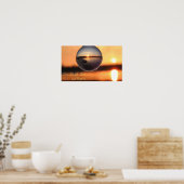 Sunset Live Love Laugh Exken Inspirerend Poster (Keuken)