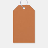 Sunset logo Terracotta Bedankt Cadeaulabel (Achterkant)
