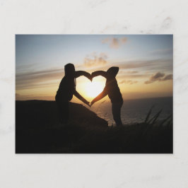 Sunset Love Briefkaart