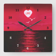 Sunset Love - Romantic - Black Red - Personated
