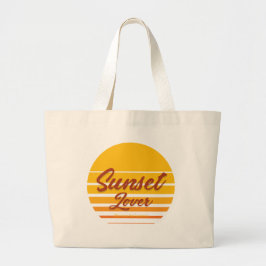 Sunset Lover Grote Tote Bag