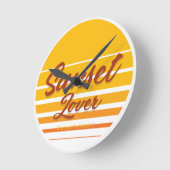 "Sunset Lover" Ronde Klok (Hoek)