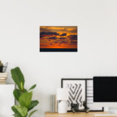 Sunset, Ludington, Michigan Poster (Thuiskantoor)