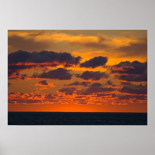 Sunset, Ludington, Michigan Poster (Voorkant)