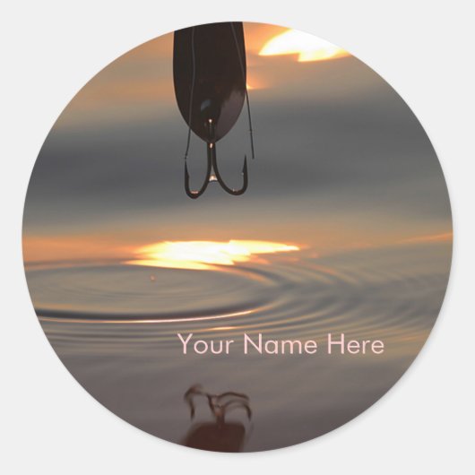 Sunset Lure Bookplate Sticker (Voorkant)