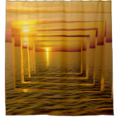 Sunset Madness Douchegordijn (Voorkant)