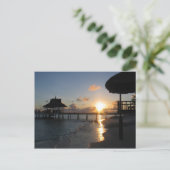 Sunset Maldives Briefkaart (Staand voorkant)