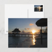 Sunset Maldives Briefkaart (Voorkant / Achterkant)