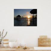 Sunset Maldives Poster (Keuken)