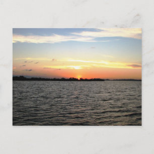 Sunset, Mangrove Cay, Belize Briefkaart