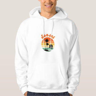Sunset Mannen-hoodies ontwerp Hoodie