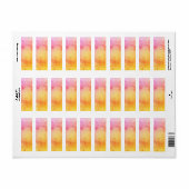 Sunset Marble Address Label (Full Sheet)