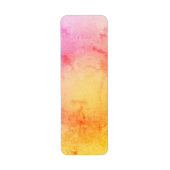 Sunset Marble Address Label (Voorkant)