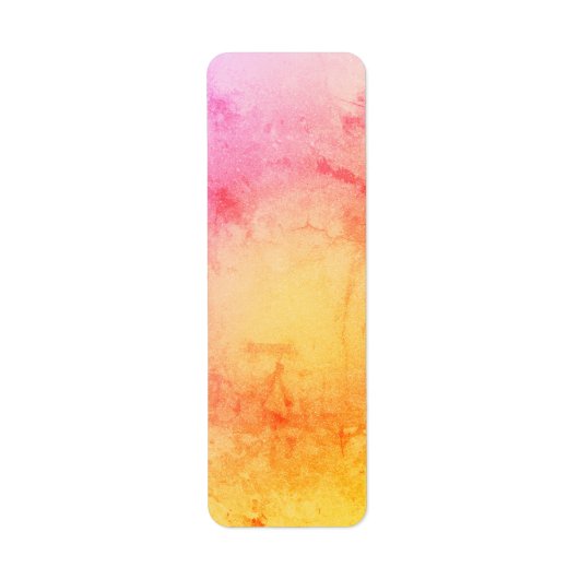 Sunset Marble Address Label (Voorkant)