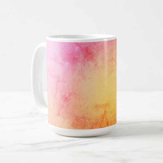Sunset Marble Coffee Mok (Voorkant links)