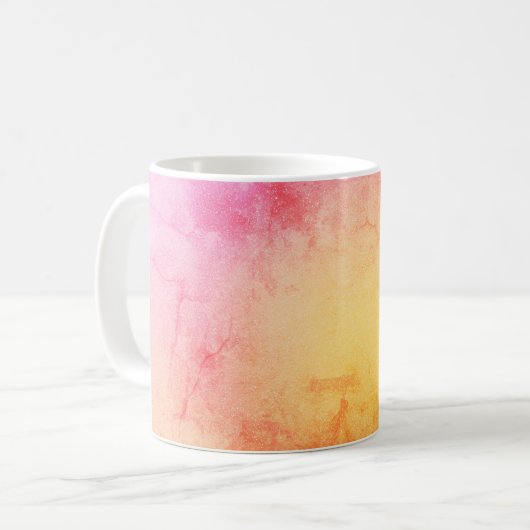 Sunset Marble Gradient Coffee Mok (Voorkant links)