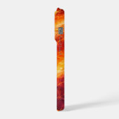 Sunset Marble with Gold Veining iPhone Hoesje (Linkerkant)