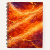 Sunset Marble with Gold Veining Notitieboek (Voorkant)