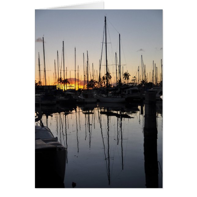 Sunset Masts (Voorkant)