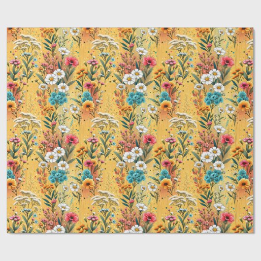 Sunset Meadow Cadeaupapier (Vlak)