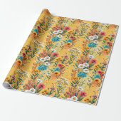 Sunset Meadow Cadeaupapier (Uitgerold)