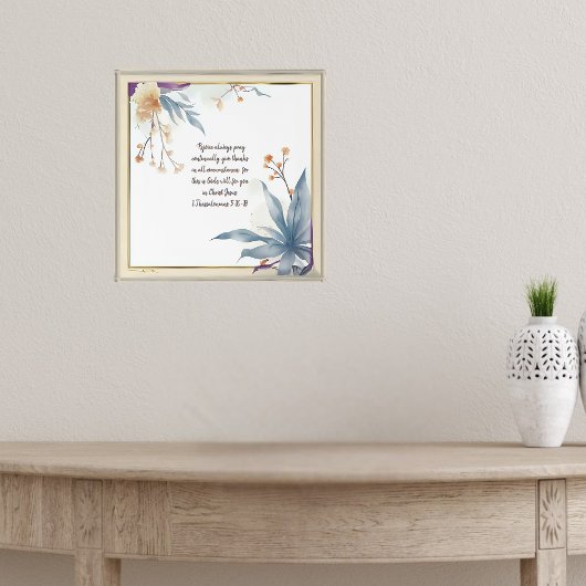 Sunset Meadow-Lijst Poster