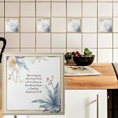 Sunset Meadow-Lijst Tegeltje