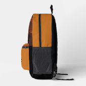 Sunset Meisje die van paarden houdt Gepersonalisee Bedrukte Rugzak (Rechts)