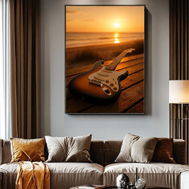 Sunset Melody Poster