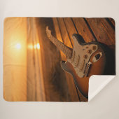 Sunset Melody Sherpa Deken (Voorkant (horizontaal))