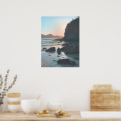 Sunset Mendocino Beach Poster (Keuken)