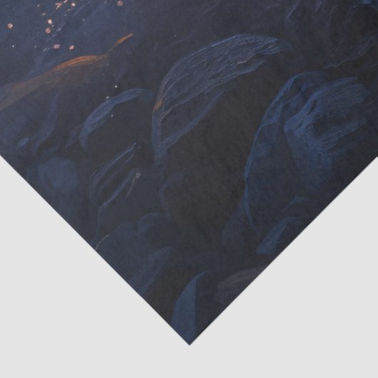 Sunset Mermaid Decoupage Tissuepapier (Detail)