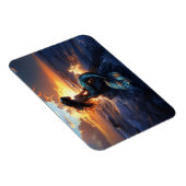 Sunset Mermaid Flexible Magneet (Rechterzijde)