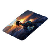 Sunset Mermaid Flexible Magneet (Linkerzijde)
