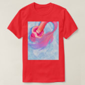 Sunset mermaid in a donut float t-shirt (Design voorkant)