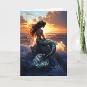 Sunset Mermaid Kaart